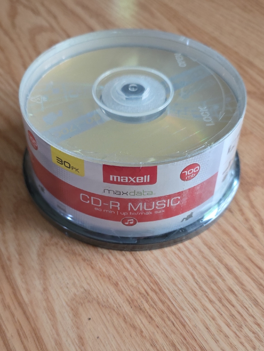 Maxell CD-R Music 30-Pack - Silver Discs